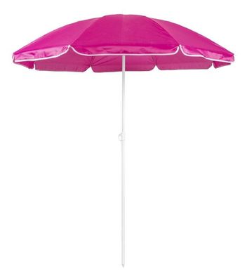 RESCH mobiler Sonnenschirm mit Erdspieß pink, Strandschirm, Schirm, Gartenschirm