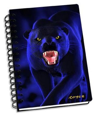 3D Notizbuch Panther