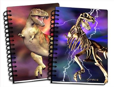 3D Notizbuch Dinosaurier T-Rex