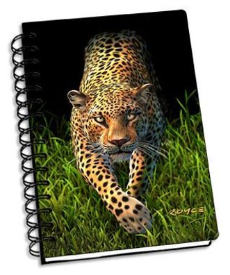 3D Notizbuch Leopard