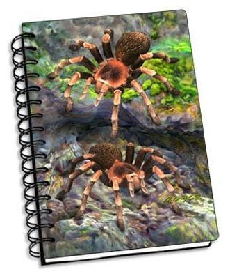 3D Notizbuch Vogelspinnen