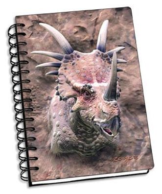 3D Notizbuch Styracosaurus