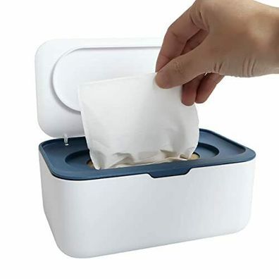 Chanurae Spender Feuchttücher Box Baby Taschentücher Serviettenbox Blau 18,5 cm