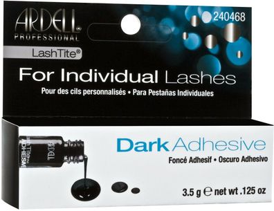 Ardell Lashtite Dark Adhesive Permanenter dunkler Wimpernkleber 3,5 g 1er Pack