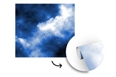 Tapete Fototapete - 220x220 cm Sterne - Weltraum - Universum (Gr. 220x220 cm)