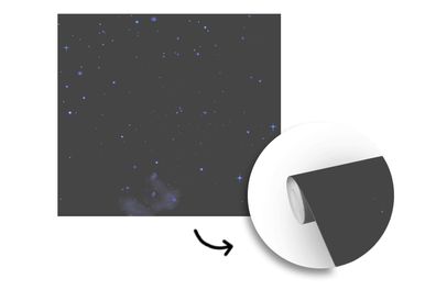 Tapete Fototapete - 280x280 cm Nacht - Universum - Sternenhimmel (Gr. 280x280 cm)