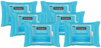 Neutrogena Hydro Boost Aqua Reinigungstücher Abschminktücher Damen 6er Pack