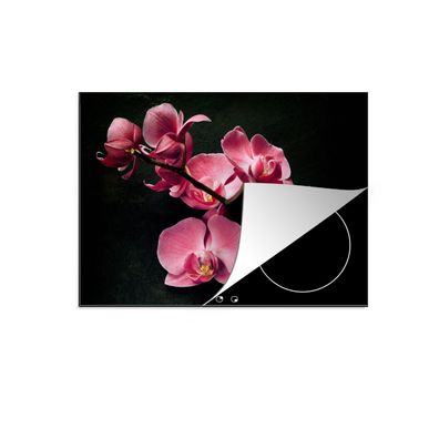 Herdabdeckplatte 70x52 cm Pflanzen - Orchidee - Blumen - Rosa