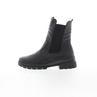 Waldläufer Damen Stiefelette Megan Weite H Biker Boots Schwarz Größe 40