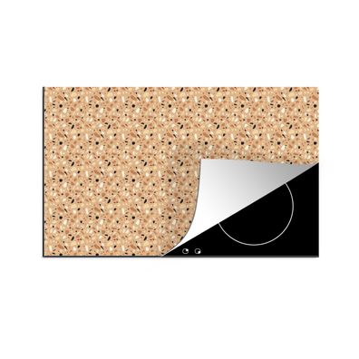 Herdabdeckplatte 85x52 cm Muster - Struktur - Terazzo