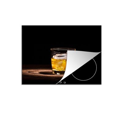 Herdabdeckplatte 60x52 cm Whiskey - Alkohol - Glas