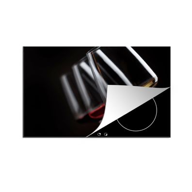 Herdabdeckplatte 90x52 cm Weinglas - Wein - Alkohol