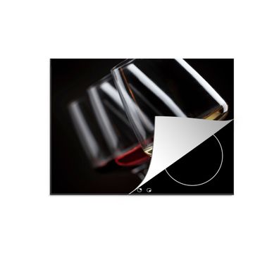 Herdabdeckplatte 65x52 cm Weinglas - Wein - Alkohol