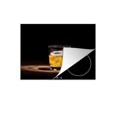 Herdabdeckplatte 70x52 cm Whiskey - Alkohol - Glas