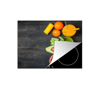 Herdabdeckplatte 60x52 cm Obst - Smoothie - Industriell - Sommer