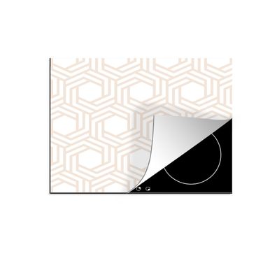 Herdabdeckplatte 70x52 cm Gestaltung - Geometrie - Muster