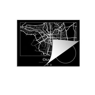 Herdabdeckplatte 65x52 cm Karte - Osaka - Stadtplan