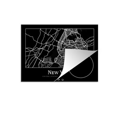 Herdabdeckplatte 70x52 cm Karte - New York - Stadtplan - Karte