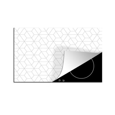 Herdabdeckplatte 90x52 cm Geometrie - Linie - Muster