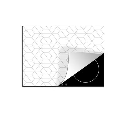 Herdabdeckplatte 70x52 cm Geometrie - Linie - Muster