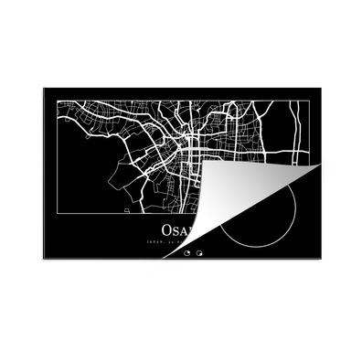 Herdabdeckplatte 85x52 cm Karte - Osaka - Stadtplan