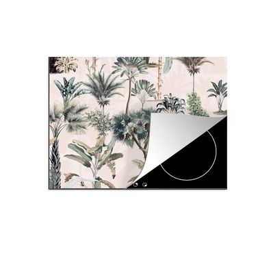 Herdabdeckplatte 60x52 cm Blätter - Monstera - Dschungel - Tropisch