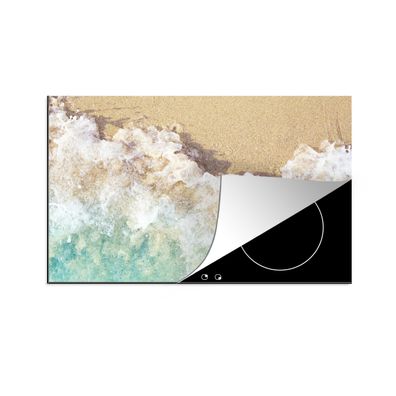 Herdabdeckplatte 80x52 cm Golf - Strand - Meer - Wasser