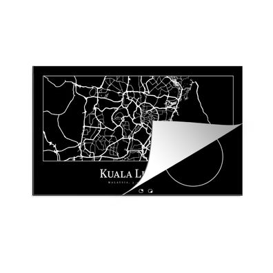 Herdabdeckplatte 85x52 cm Stadtplan - Kuala Lumpur - Karte