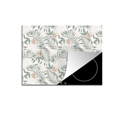 Herdabdeckplatte 75x52 cm Monstera - Palmenblatt - Dschungel - Tropisch