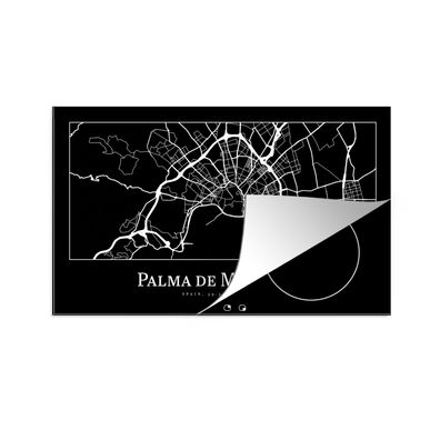 Herdabdeckplatte 90x52 cm Karte - Stadtplan - Palma de Mallorca - Karte