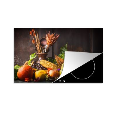 Herdabdeckplatte 90x52 cm Gemüse - Rustikal - Tisch