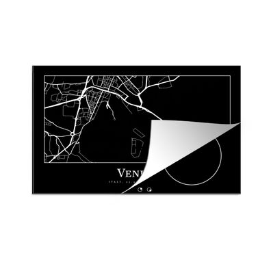 Herdabdeckplatte 80x52 cm Stadtplan - Venedig - Karte - Venedig