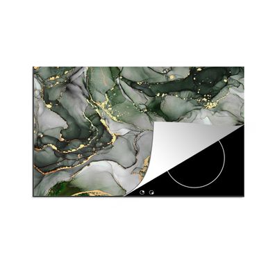 Herdabdeckplatte 80x52 cm Luxus - Marmor - Grün