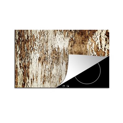 Herdabdeckplatte 90x52 cm Holz - Rustikal - Baum
