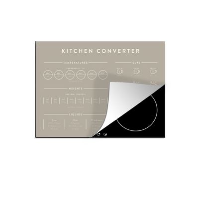 Herdabdeckplatte 75x52 cm Küche - Handbuch - Backen - Kochen