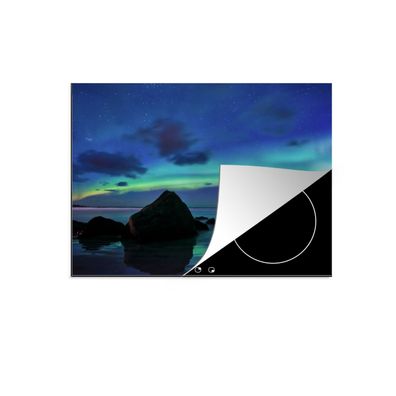 Herdabdeckplatte 60x52 cm Himmel - Landschaft - Polarlicht