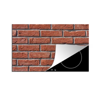Herdabdeckplatte 80x52 cm Backstein - Wand - Vintage