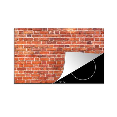 Herdabdeckplatte 78x52 cm Ziegel - Mauern - Robust
