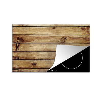 Herdabdeckplatte 85x52 cm Holz - Bohlen - Struktur