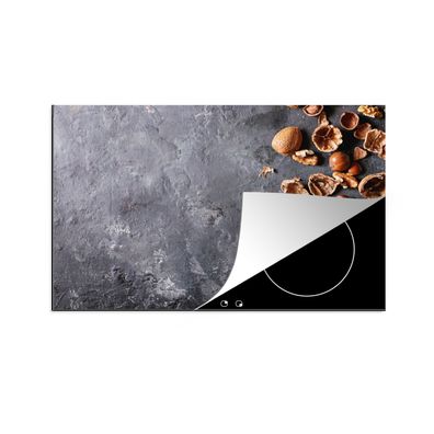 Herdabdeckplatte 80x52 cm Nüsse - Herbst - Küche - Industrie