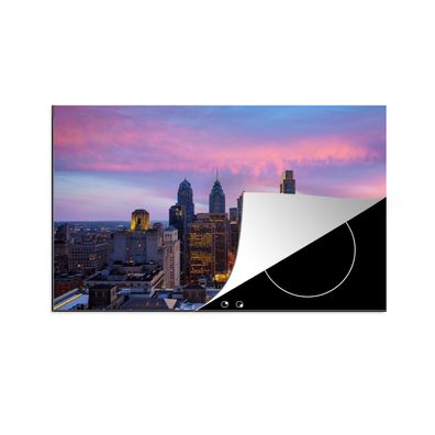 Herdabdeckplatte 85x52 cm Städte - Skyline - Vereinigte Staaten
