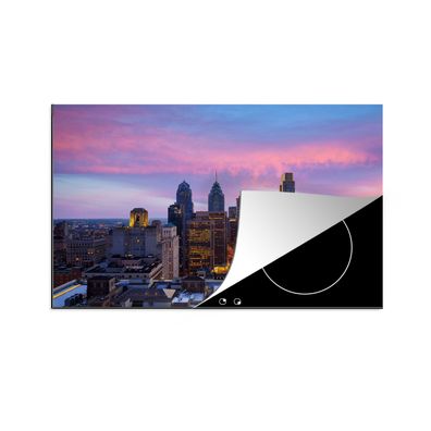 Herdabdeckplatte 78x52 cm Städte - Skyline - Vereinigte Staaten