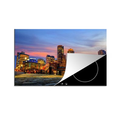 Herdabdeckplatte 85x52 cm Licht - Wasser - Architektur
