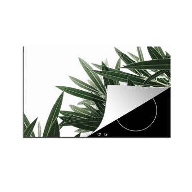 Herdabdeckplatte 78x52 cm Natur - Pflanzen - Blätter