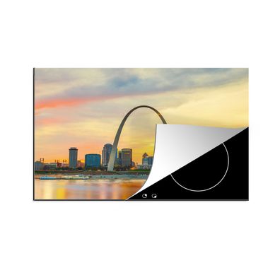 Herdabdeckplatte 80x52 cm Skyline - New York - Bogen