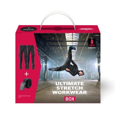 Mascot® Workwear Box 2 Ultimate Stretch Arbeitshosen mit Gürtel