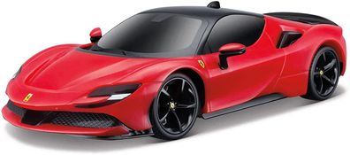 Maisto Tech 81532 Ferngesteuertes Auto Ferrari SF90 Stradale (rot, Maßstab 1:24)