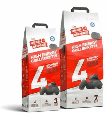 Dauerbrenner Grillbriketts 3 KG