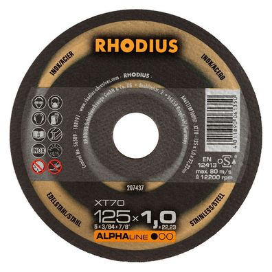 Rhodius Trennscheibe XT 70 125 x 1 mm 100 Stück