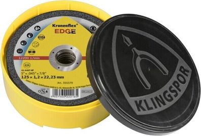 25 Stück Klingspor EDGE Kronenflex® Trennscheiben für Edelstahl, Stahl, Aluminiu